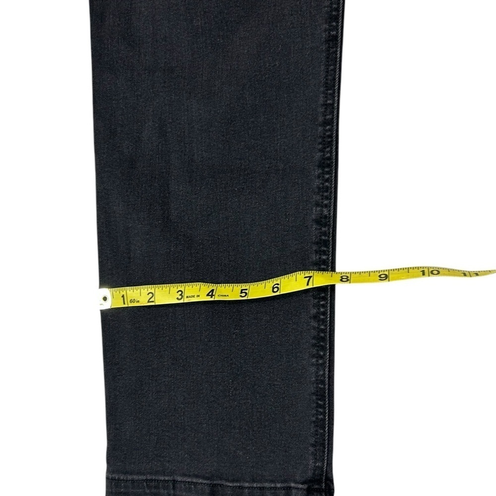 SPANX Jeans Straight Leg Vintage Black Pull On Shape Wear Size Large - Picture 6 of 11